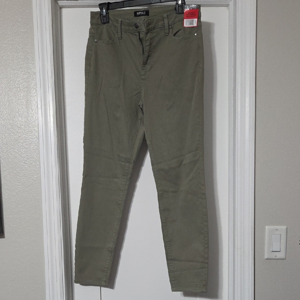 Buffalo David Bitton Olive Skinny Jeans